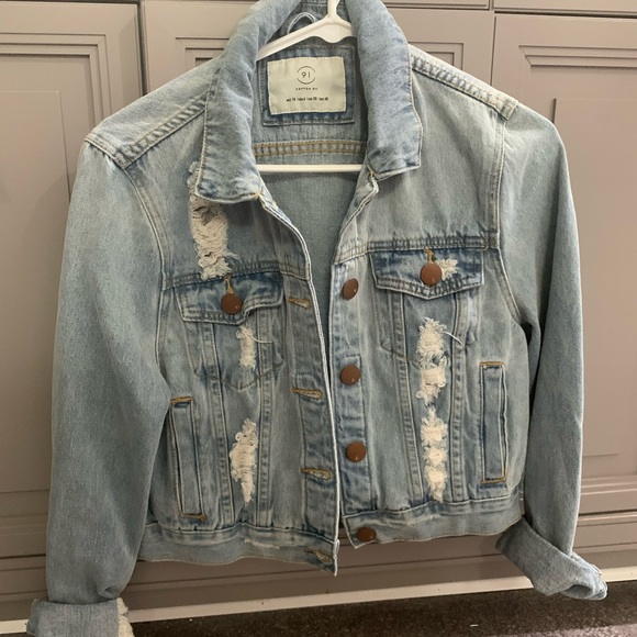 cotton on girlfriend denim jacket